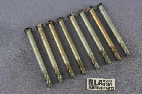 MerCruiser 10-53728 Exhaust Manifold Mounting Bolt Set 8pc V6 V8 4.3L 5.7L 350