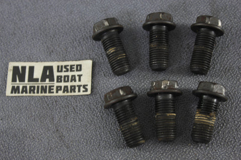 MerCruiser 10-49845 10-845757 Crankshaft Flywheel Mounting Bolt Set 6pc