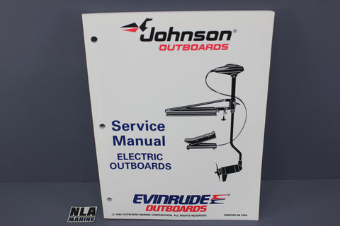 Johnson Evinrude P/N 503139 EO Electric Outboards Trolling Motor Service Manual