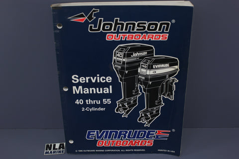 Johnson Evinrude P/N 507124 ED 40hp 45hp 48hp 50hp 55hp 1996 Service Manual Shop