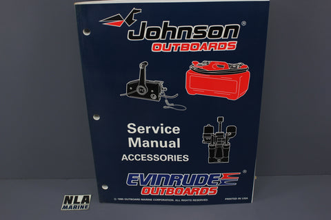 Johnson Evinrude P/N 507129 ED Accessories Controls 1996 Service Manual Shop