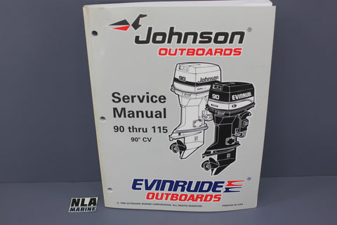 Johnson Evinrude P/N 507267 EU 90hp 100hp 115hp 1997 90deg CV Service Manual
