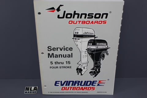 Johnson Evinrude P/N 507263 EU 9.9hp 15hp 1997 Service Manual
