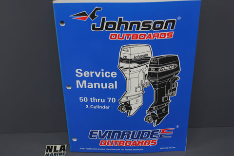 Johnson Evinrude P/N 520208 EC 50hp 60hp 65hp 70hp 1998 3Cylinder Service Manual