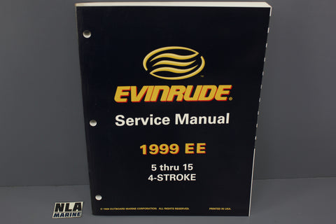Evinrude Johnson P/N 787022 EE 5hp 6hp 8hp 9.9hp 15hp 1999 Service Manual Shop