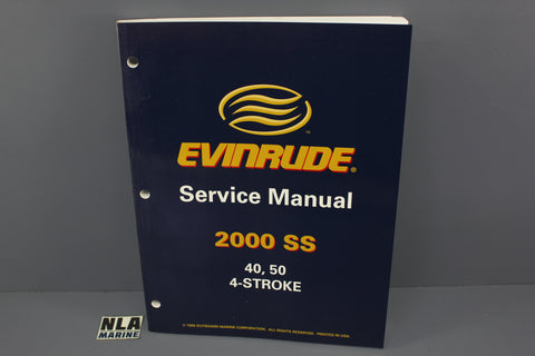 Evinrude Johnson P/N 787061 SS 40hp 50hp 2000 4-stroke Service Manual Shop