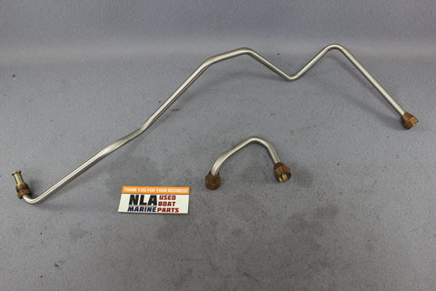 MerCruiser 32-818386T-1 32-818385T Fuel Line Pump To Carburetor Weber 7.4L Bravo
