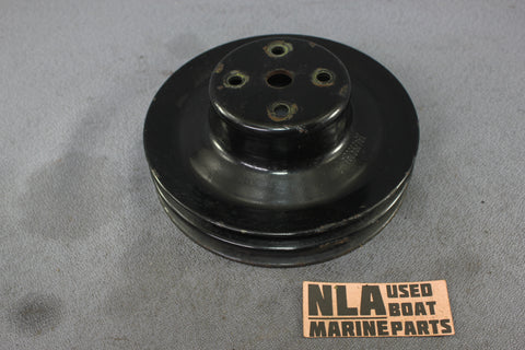 MerCruiser 54525 Water Pump Pulley 2-Groove GM 3942992BA 200hp 292 6cyl 4.8 1969