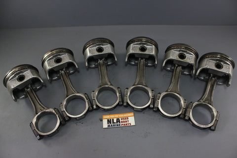 OMC Cobra 4.3L V6 GM 1470-020 0.020 Oversize Piston Connecting Rods MerCruiser