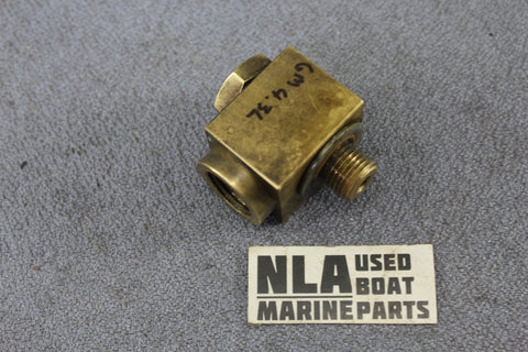 Volvo Penta 3853664 3855112 Brass Oil Drain Block Screw 3.0L 4.3L 5.8L 93&Up