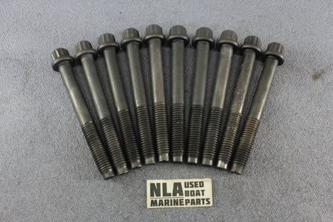 OMC Cobra Ford 4cyl 2.3L Cylinder Head Bolt Bolts Set of 10 913119 0913119 87-90