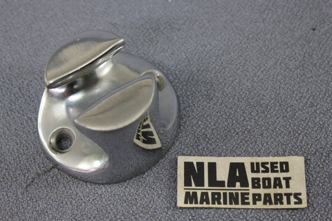 Boat Marine Vintage Chrome Brass Round Deck Anchor Cleat Century Hardware Bow
