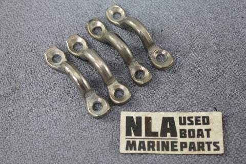 Boat Marine Bimini Cover Eye Strap Tie Down Stainless Steel Hardware Top Shade