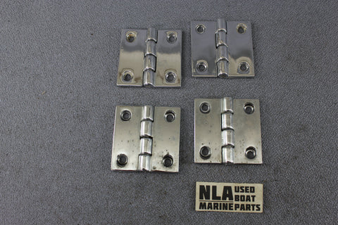 Boat Marine Attwood 1497 Vintage Hatch Door Butt Hinge Cover Hardware 2" X 2"