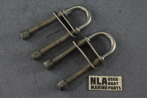 Boat Marine Heavy Duty Stainless Steel U-Bolt Bow Stern Transom Towing Hardware