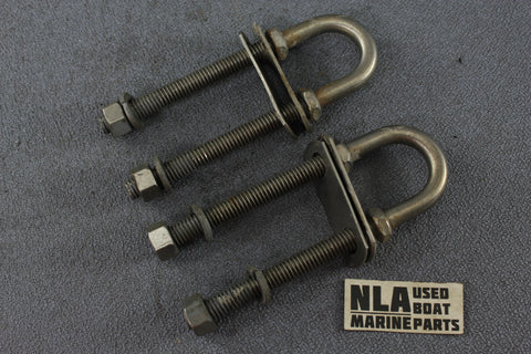 Boat Marine Heavy Duty Stainless Steel U-Bolt Bow Stern Transom Towing Hardware
