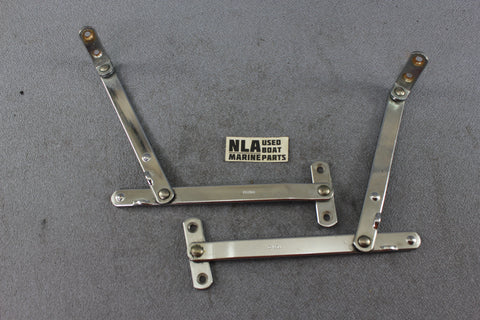 Boat Marine Perko Hatch Support Hinge Door Hardware 10" Chrome Vintage Swivel