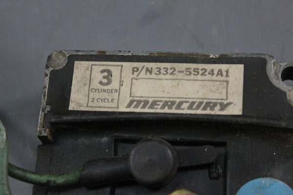 Mercury Ignition Pack Switch Box and Cyl 65 Hp 1967 Model# 650 Serial#