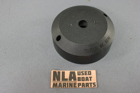 Teleflex Rotary STRAIGHT Boat Helm Steering Wheel Black Plastic SB27484P Safe-T