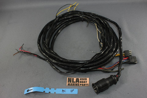 MerCruiser 17' 8-Pin Wire Wiring Harness 1990's Double Dash Plug Motor to Gauges