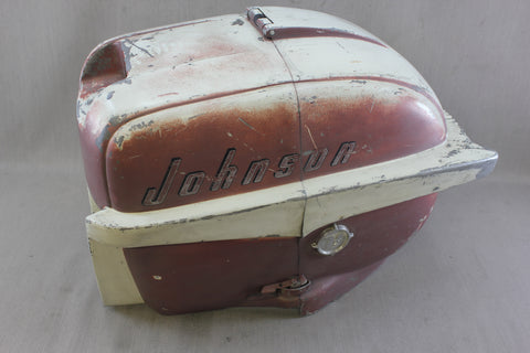 Johnson 7.5hp AD-10 Cowling Shroud Cover 1956 376542 304259 304260 2cyl 304383