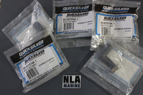 Mercury 85-857074A1 Spark Plug End Boot Kit Gray Mariner Outboard -Set of 5-