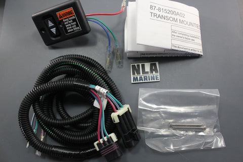 Mercury 87-815200A02 Transom Mounted Remote Trim Switch Kit Mariner Outboard