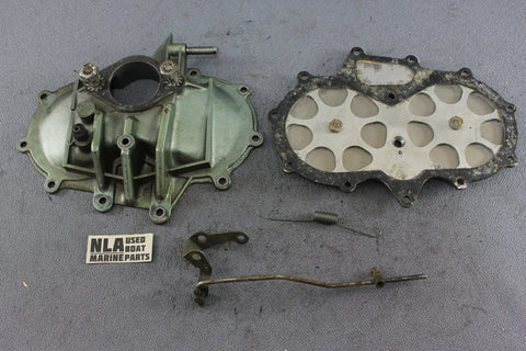 Evinrude 304708 376901 Outboard Intake Cover Reed Valve 28hp 1962 28202 28203