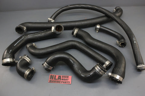 MerCruiser 470 485 170hp 3.7L Heat Exchanger Cooling Hoses Set 32-77331 32-76326