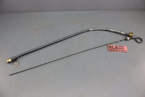 OMC 985989 0985989 Cobra V6 4.3L Oil Pan Drain Thread Tube Elbow Dipstick 1989