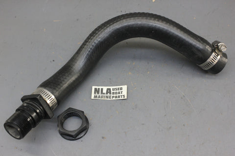 OMC 0911830 0911716 Cobra Water Inlet Intake Tube Hose Nipple Nut 1986-93 Gimbal