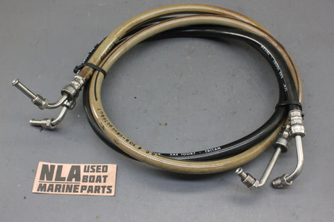 MerCruiser 32-861128 32-861127 Transom Hydraulic Trim Pump Hose Alpha Bravo Gen2