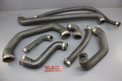 MerCruiser 32-77245 470 W/O PS 170hp 3.7L Heat Exchanger Cooling Hoses Set 83-89