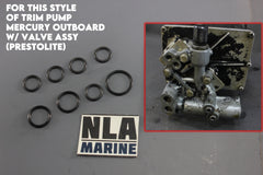 Mercury 25-21720 25-45253 25-45254 Outboard Remote Trim Pump O-Ring Set 45197A2 - NLA Marine
