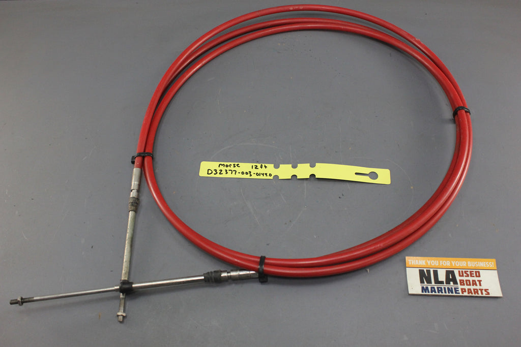 Morse D323770030144.0 Universal Type 33C Control Cable 12' ft Thrott