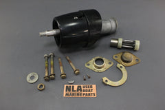 HI-LEX Rack & Pinion Blue Steering Cable Helm Angled Bezel Dash Mount Boat