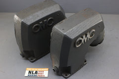 OMC 909863 0909863 Exhaust Elbows Riser Stringer V8 305 350 5.7L High Rise Pair