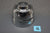 Boat Steering Wheel Wood Grain Center Hub Chrome Mount 3/4 Tapered Shaft Cover