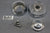 Boat Steering Wheel Wood Grain Center Hub Chrome Mount 3/4 Tapered Shaft Cover