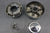 Boat Steering Wheel Wood Grain Center Hub Chrome Mount 3/4 Tapered Shaft Cover