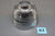 Boat Steering Wheel Wood Grain Center Hub Chrome Mount 3/4 Tapered Shaft Cover