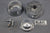 Boat Steering Wheel Wood Grain Center Hub Chrome Mount 3/4 Tapered Shaft Cover