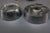 Boat Steering Wheel Wood Grain Center Hub Chrome Mount 3/4 Tapered Shaft Cover