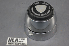 Century Boats Steering Wheel Center Hub Chrome Mount 3/4 Tapered Shaft Cover