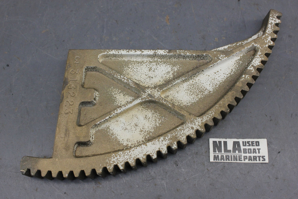 OMC Stringer 313223 400 800 Trim Tilt Quadrant Gear 2.5L 3.0L 3.8L 5.0 – NLA Marine