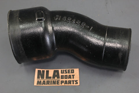 MerCruiser 42422 42422A2 140hp 3.0L 3.0LX 4cyl Exhaust Pipe Tube Upper 1988 & UP