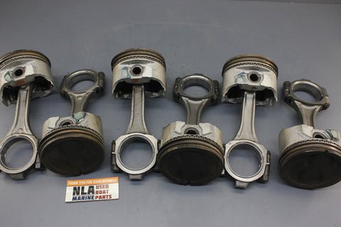 OMC GM 10144178 3850384 3854173 Piston Connecting Rod Set 4.3L V6 1993-1995