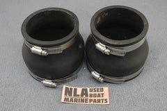 OMC 912312 0912312 4.3L V6 Exhaust Boot Hose Tube 1985 Stringer Pair
