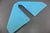 DOEL-FIN Model 183 Whale Tail Horizontal Stabilizer Mercury Outboard Blue Fin