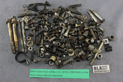 MerCruiser 4cyl 120hp 2.5L 1970's-1982 Bolts screw Nuts Chevy GM Set Manifold
